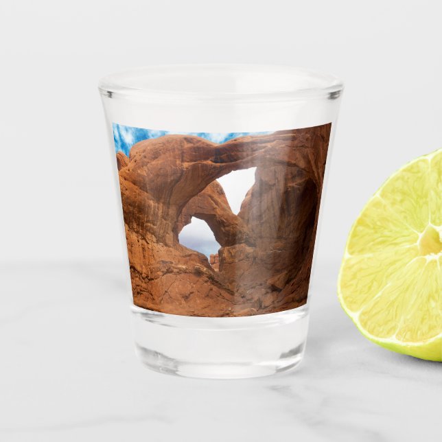 Double Arch Shot Glass (Front)
