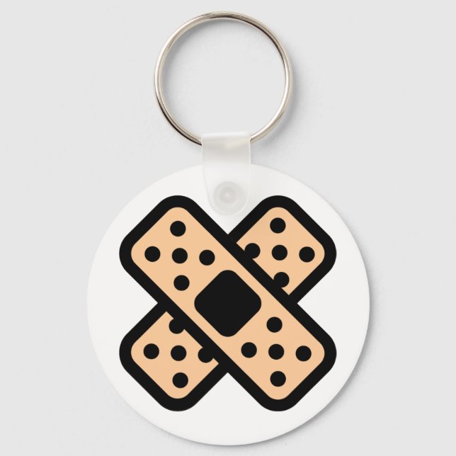 double band-aid key ring (Front)