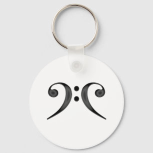 Double Bass Key Ring