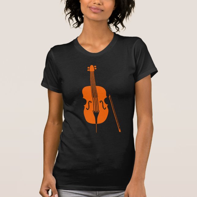 Double Bass - Orange T-Shirt (Front)