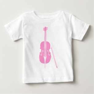 Double Bass - Pink Baby T-Shirt