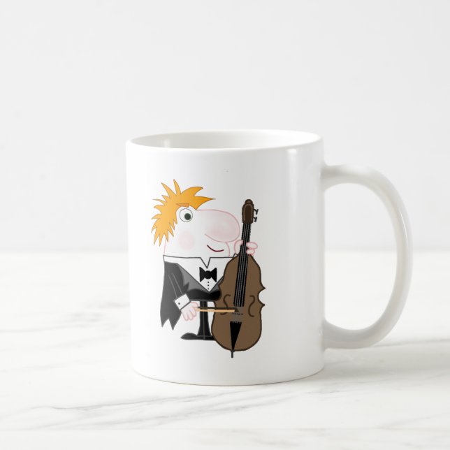 Double Bass Player Coffee Mug (Right)