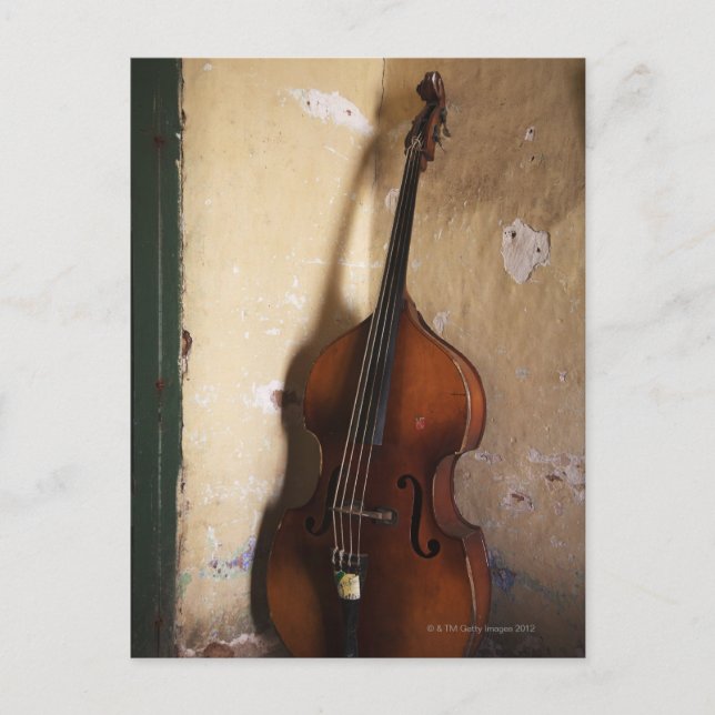 Double Bass Postcard (Front)