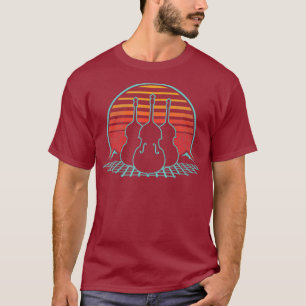 Double Bass Retro Vintage 80s Style Player Gift T-Shirt