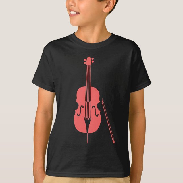 Double Bass - Tropical Pink T-Shirt (Front)