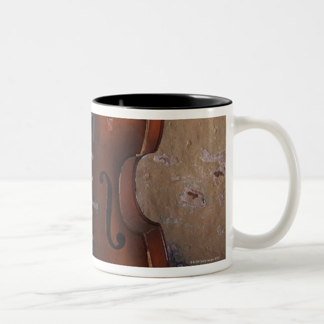 Double Bass Two-Tone Coffee Mug (Right)