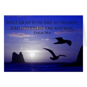 double bird blues shout to the Lord card