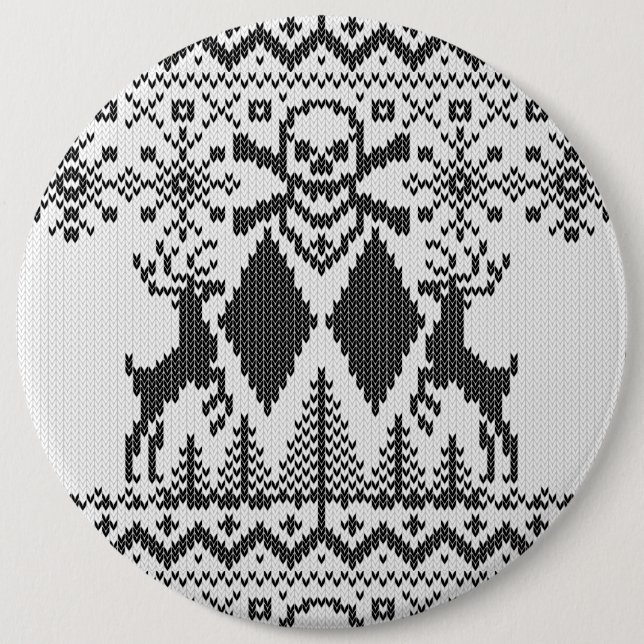 Double Black Diamonds Crossbones Extreme Ugly 6 Cm Round Badge (Front)