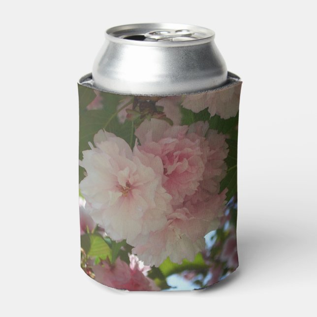 Double Blossoming Cherry Tree I Spring Floral Can Cooler (Can Front)