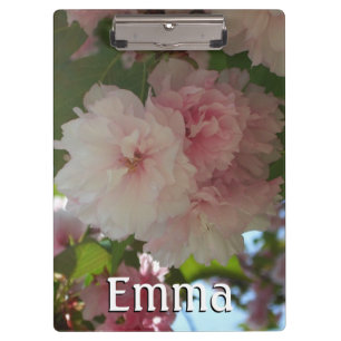 Double Blossoming Cherry Tree I Spring Floral Clipboard