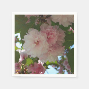 Double Blossoming Cherry Tree I Spring Floral Napkin