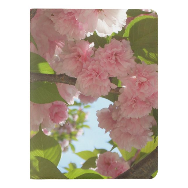 Double Blossoming Cherry Tree III Spring Floral Extra Large Moleskine Notebook (Front)