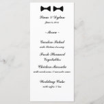 "Double Bow Ties" Wedding Menu Cards<br><div class="desc">"Double Bow Ties" Wedding Menu Cards matches other items in the "Double Bow Ties" Wedding Collection.</div>