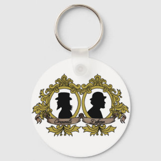 Double Cameo Keychain