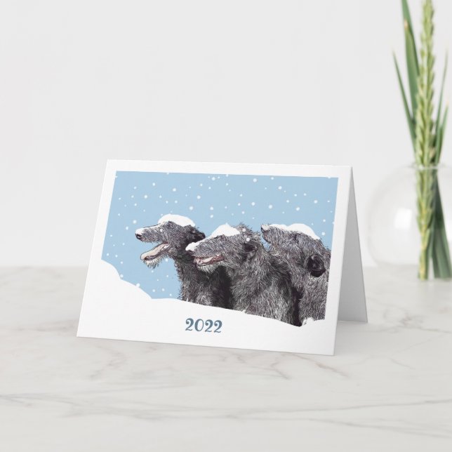 Double card for annual holidays (Front)