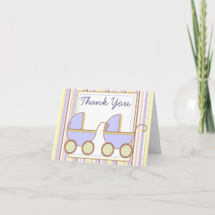 Double Carriage - Thank You Notecard