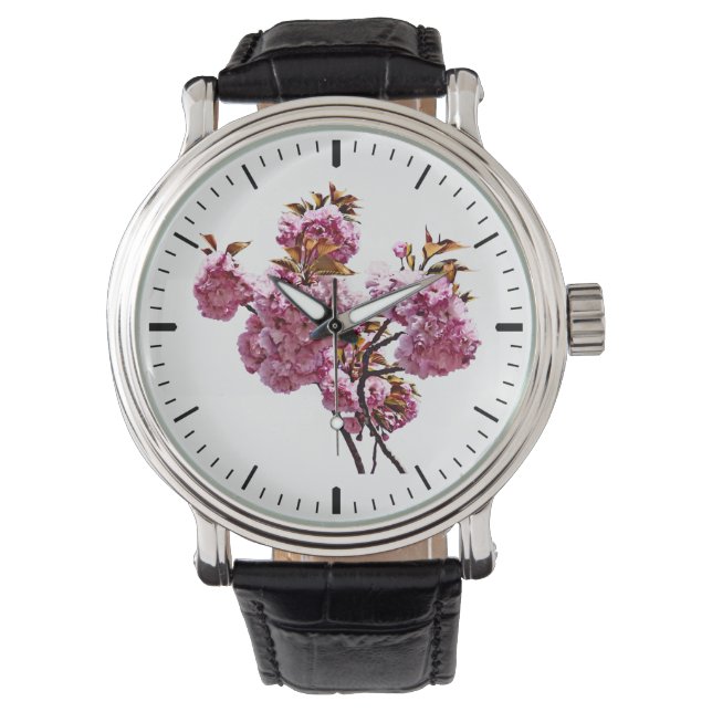 Double Cherry Blossom Branches Watch (Front)