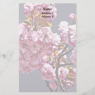 Double Cherry Blossom Branches Wedding Products Stationery