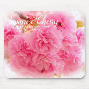 Double Cherry Blossom: Sato-zakura Mouse Pad