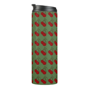 Double Cherry  Thermal Tumbler