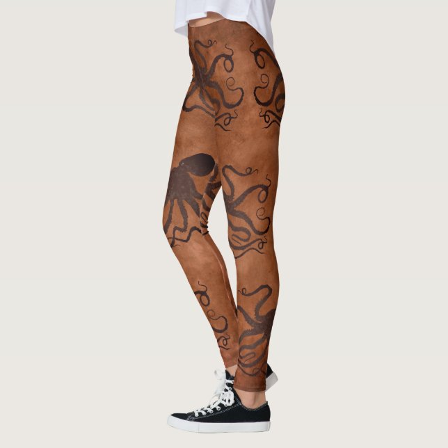 Double Chocolate Octopus - Leggings (Left)