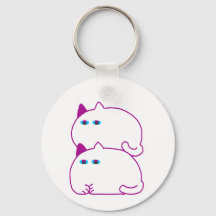 Double Chonky White Cat