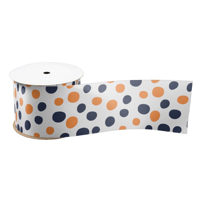 Double Colour Polka Dots Satin Ribbon (Spool)