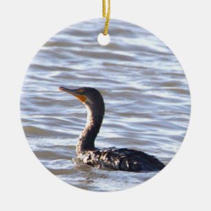 Double-crested Cormorant Bird Ornament