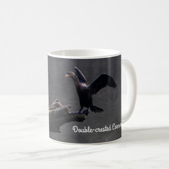 Double-crested Cormorant Coffee Mug (Front Right)