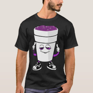 Double Cup Styrofoam Lean Codeine Purple Drank Siz T-Shirt