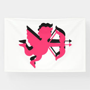 Double Cupid Valentine's Day 4x6 Vinyl Banner