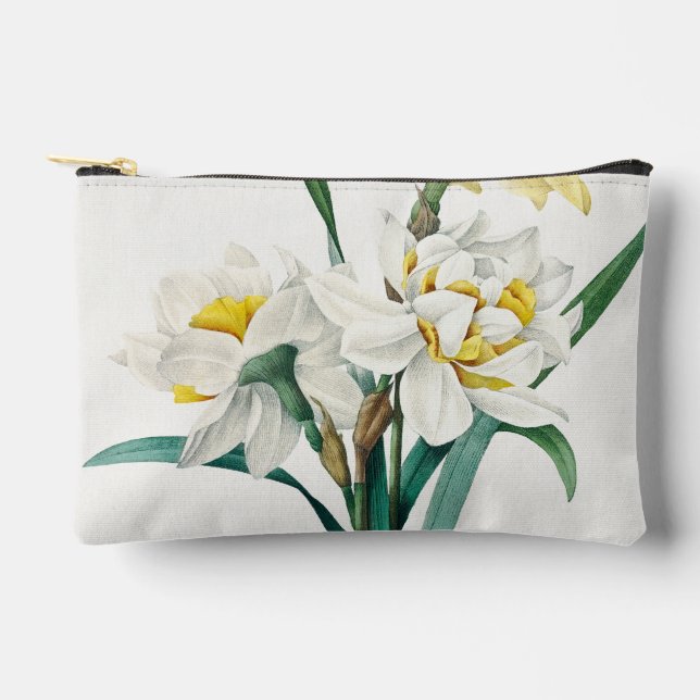 Double Daffodil,  Pierre-Joseph Redouté, 1827 Accessory Pouch (Front)