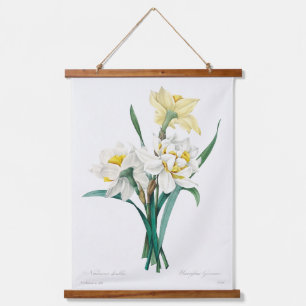 Double Daffodil, Pierre-Joseph Redouté, 1827 Hanging Tapestry