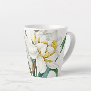 Double Daffodil, Pierre-Joseph Redouté, 1827 Latte Mug