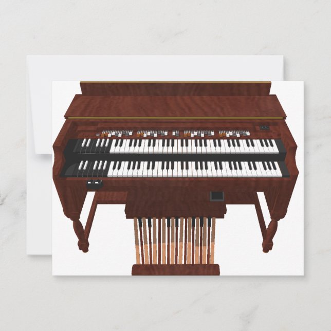 Double Decker Organ: 3D Model: (Front)