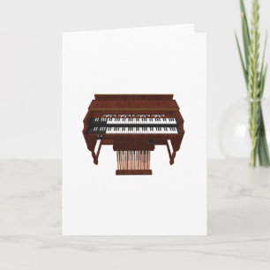 Double Decker Organ: 3D Model: Card