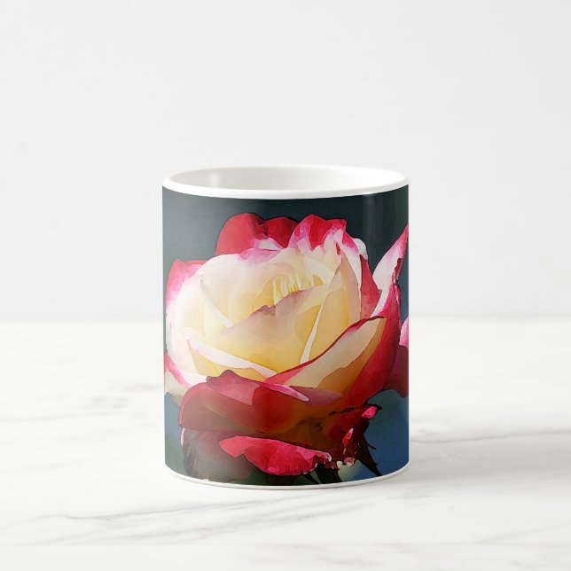 'Double Delight' hybrid tea rose Coffee Mug (Center)
