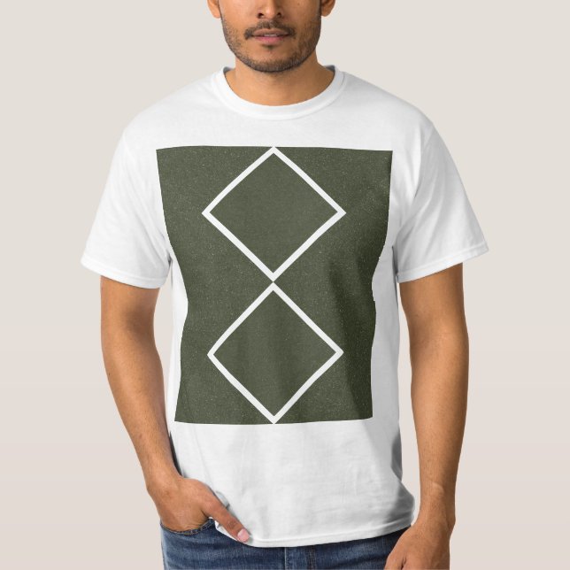 Double Diamond Moss Green Graphic Tee (Front)