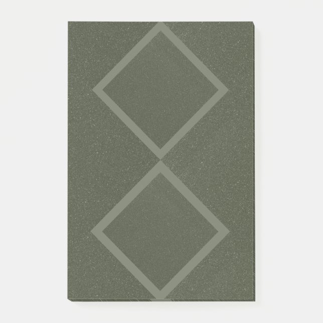 Double Diamond Moss Sticky Notes (Front)
