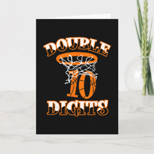 Double Digits Birthday Decorations Boy 10 Sketll 1 Card