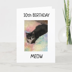 *DOUBLE DIGITS* HAPPY *10th BIRTHDAY* Card