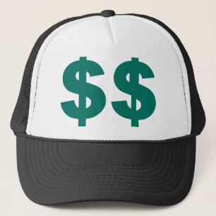 $$$ Double Dollar Sign Trucker Hat