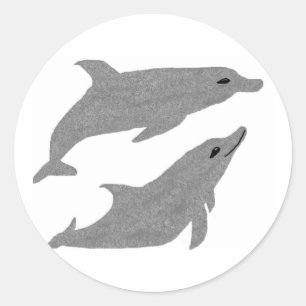 double dolphin stickers