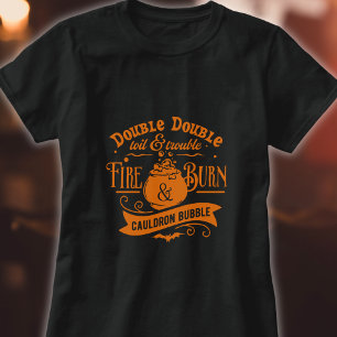 Double Double Toil and Trouble Halloween Shirt