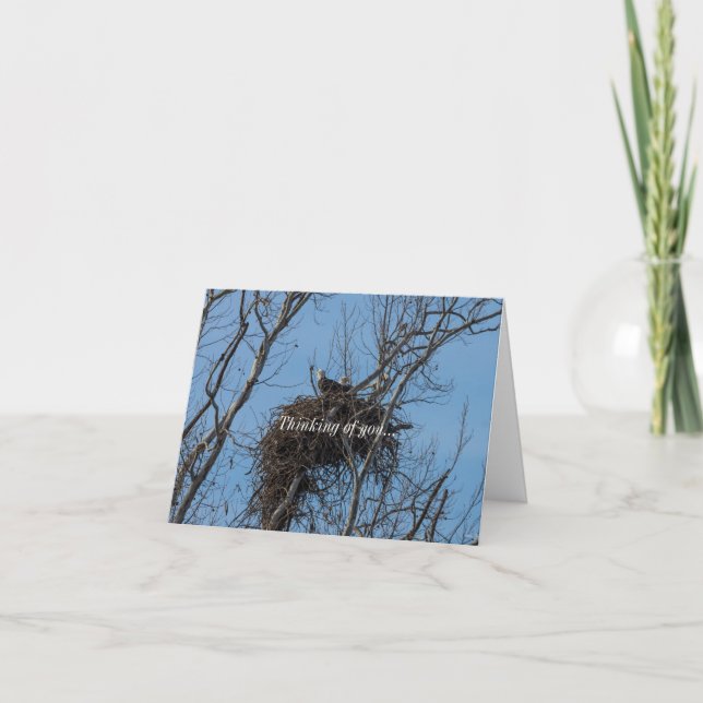 Double Eagle Trouble Thinking Of You Card (Front)