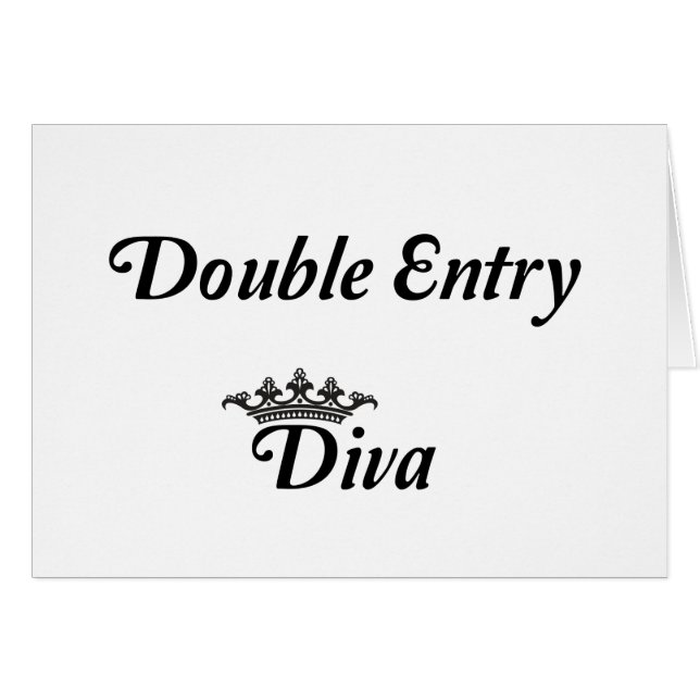 Double Entry Diva (Front Horizontal)
