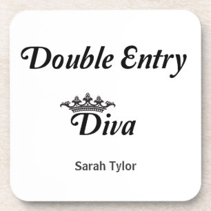 Double Entry Diva Coaster