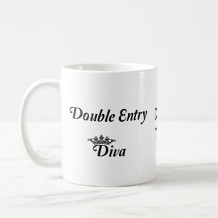 Double Entry Diva Coffee Mug