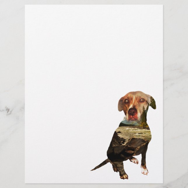 double exposure dog (Front)