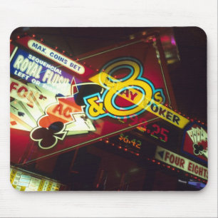 Double exposure, interior Casino, Las Vegas, Mouse Pad